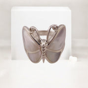 Sterling Silver Butterfly Ring with Mother of Pearl Wings, Nature-Inspired Elegant Jewelry