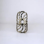 Sterling Silver, Ring, Modernist Style, Art Deco, Flower