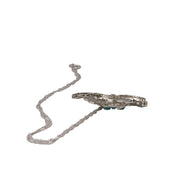 Cotton Candy Horse Pendant Sterling Silver 925 Necklace Western Style