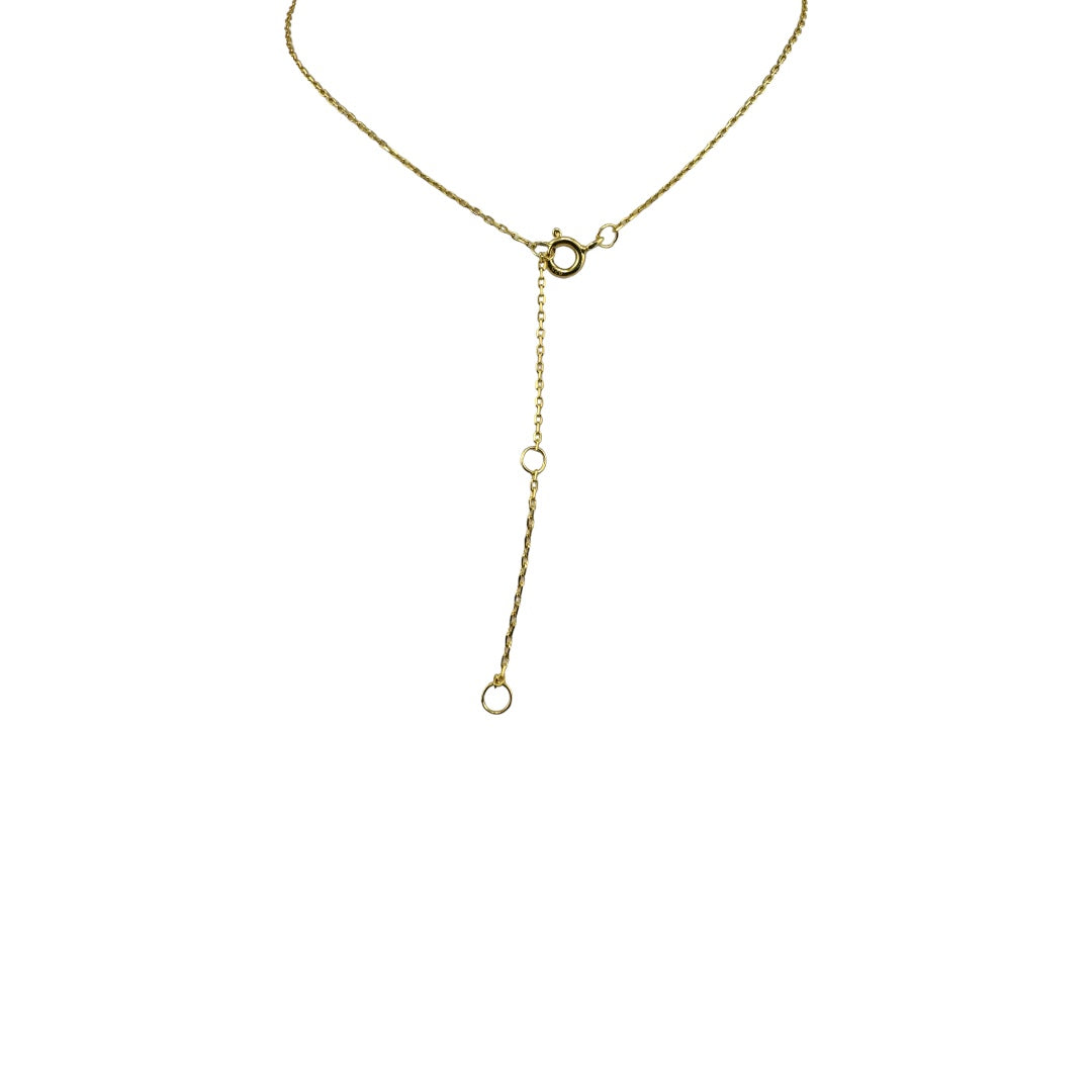 Gold-Plated, Sterling Silver, Zircon, Freshwater Pearl, Pendant, Necklace, Golden Hour