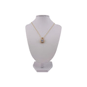 Sterling Silver Radiant Harmony Gold Tone Necklace