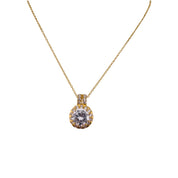 Sterling Silver Radiant Harmony Gold Tone Necklace