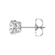 Sterling Silver Zirconia Stud Earrings