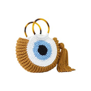 Crochet Devil's Eye Vintage Style Dome Bag