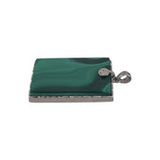 Majestic Earth – Malachite Rectangular Pendant Sterling Silver