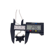 Timeless Sterling Silver Cluster Necklace with Black Onyx