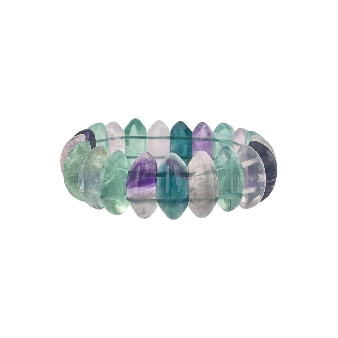 Rainbow Fluorite Stretch Bracelet