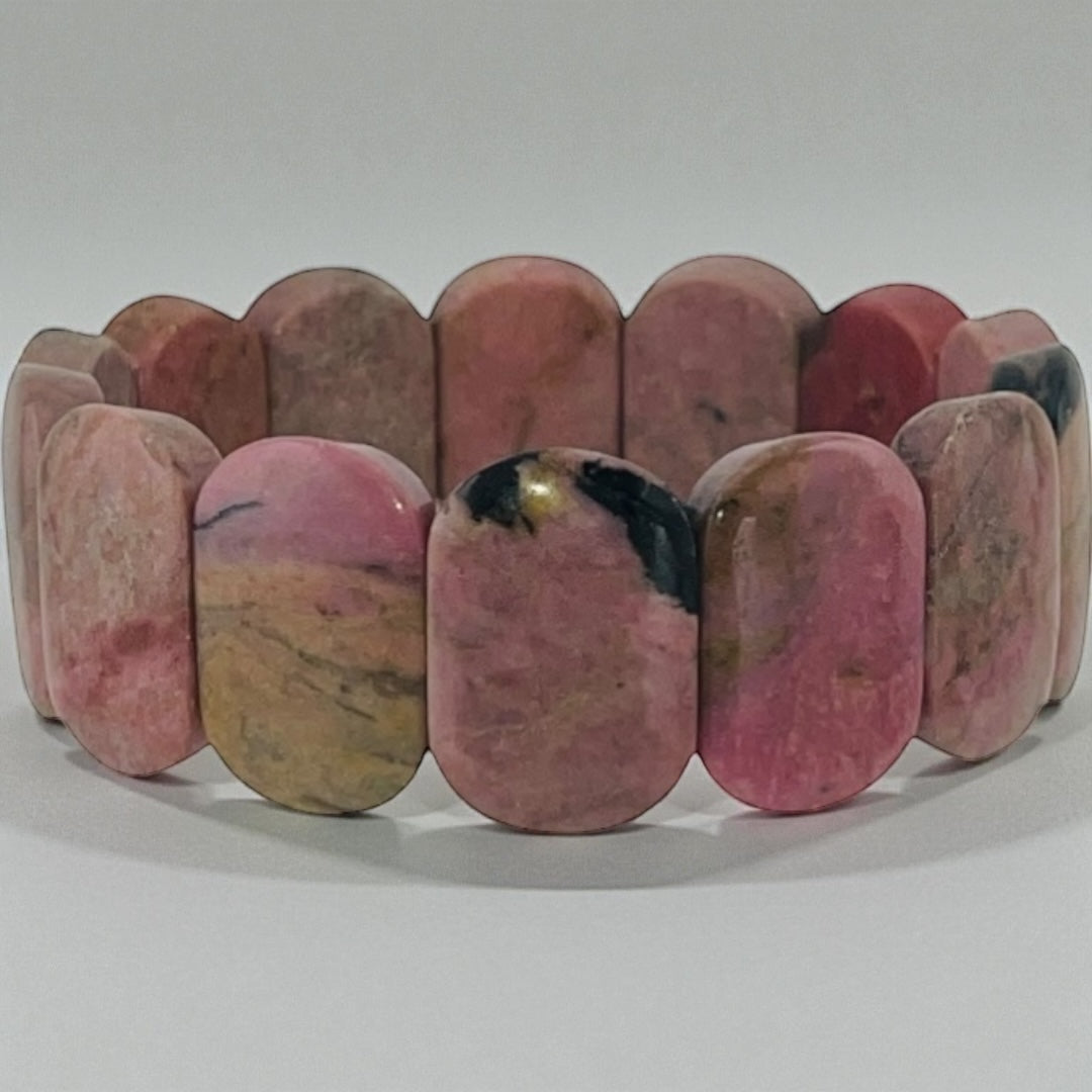 Rhodochrosite Stretch Bracelet