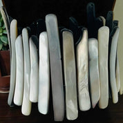 Gray Shell Stretch Bracelet