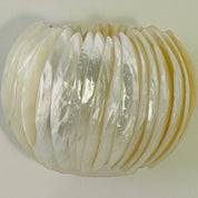 White Shell Bracelet minimalist style