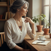 Timeless Sterling Silver Cluster Necklace with Red Rose Dahlia