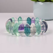 Rainbow Fluorite Stretch Bracelet