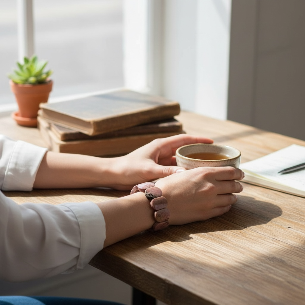 Rhodochrosite Stretch Bracelet