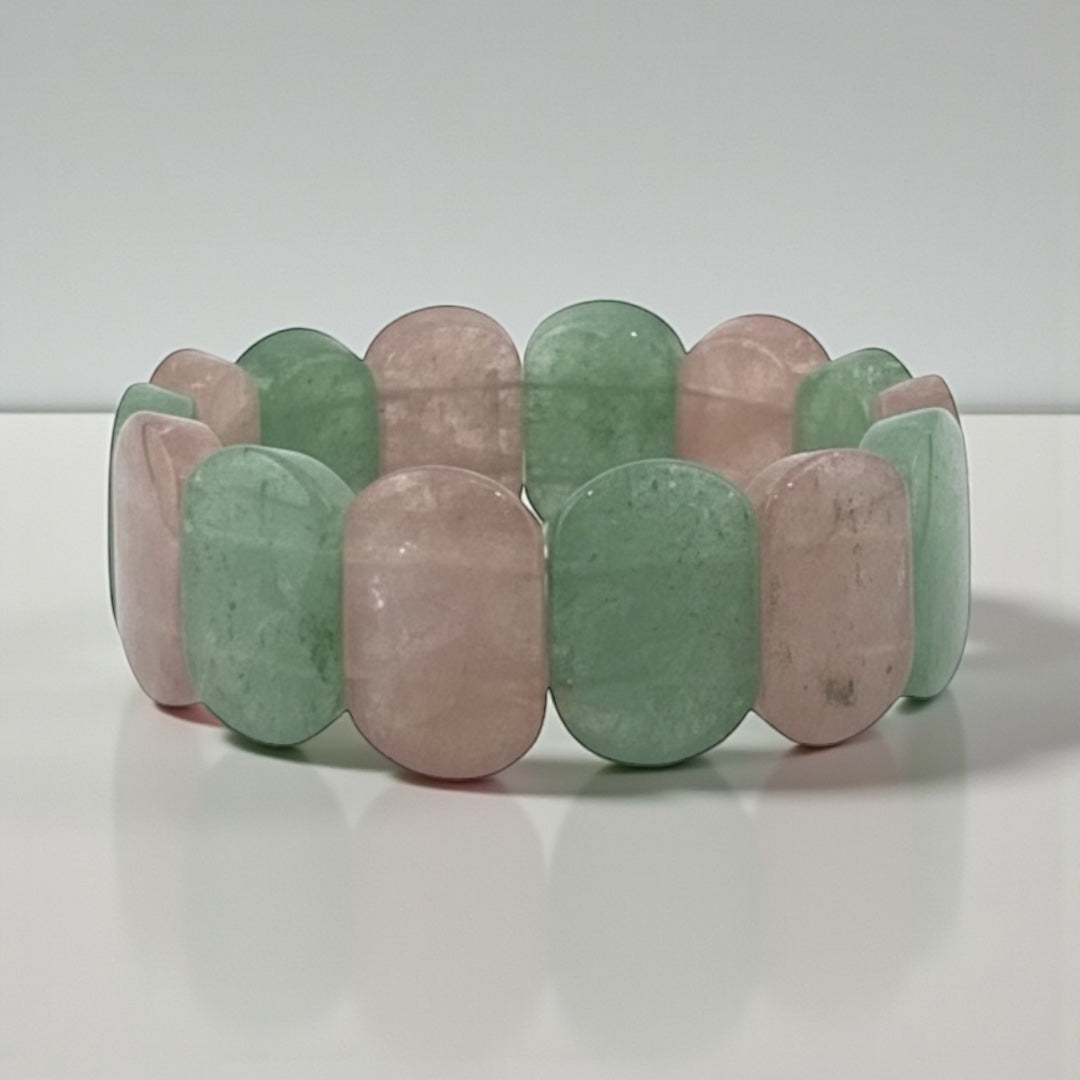 Strawberry Quartz Stretch Bracelet