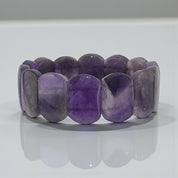 Amethyst Polished Stretch Bracelet
