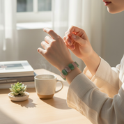 Strawberry Quartz Stretch Bracelet