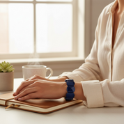 Blue Sandstone Stretch Bracelet