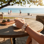 Pink Conch Shell Bracelet Elegant gift for all occasions