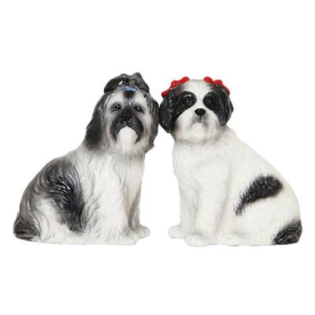 Shih Tzu salt and pepper shakers