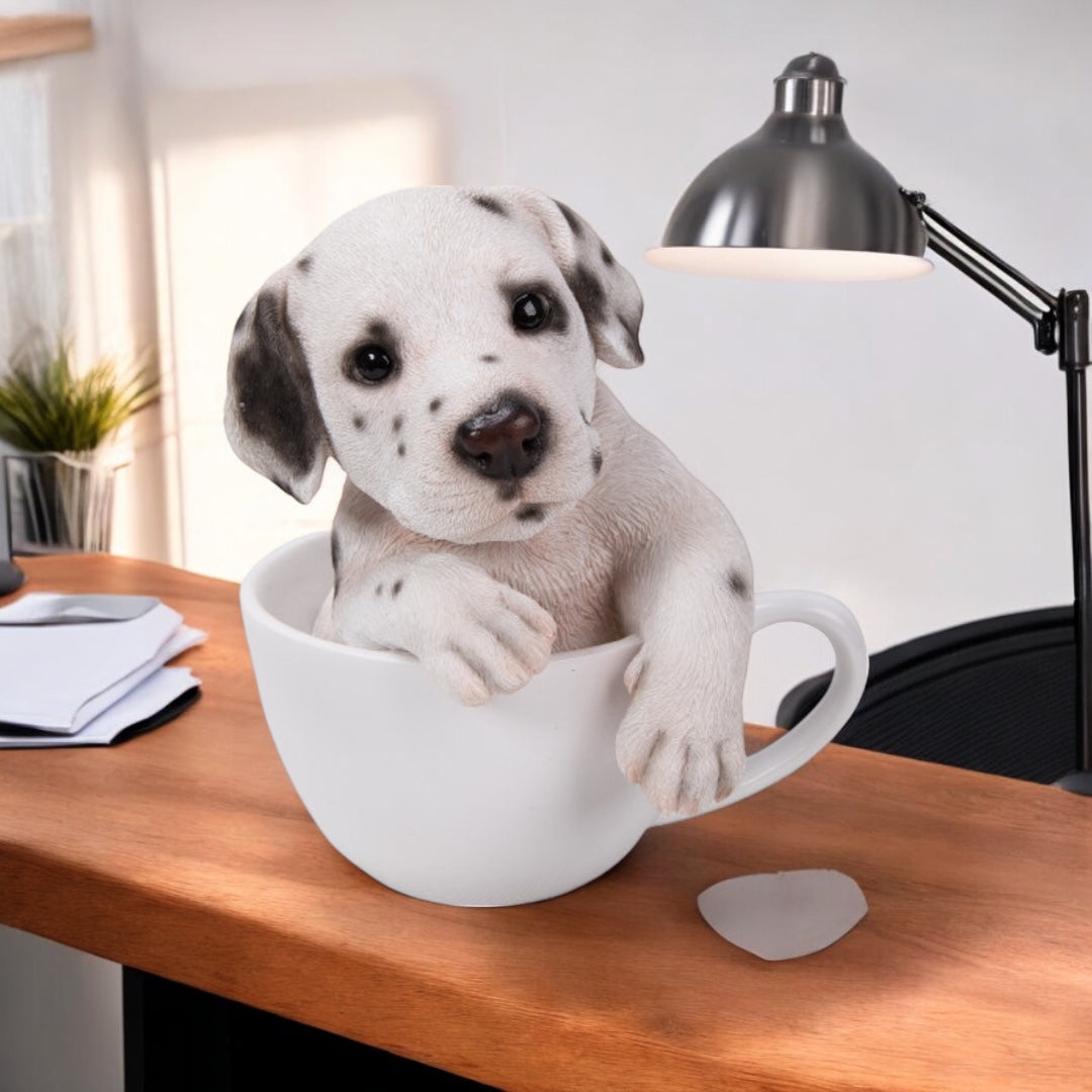 Dalmatian Teacup Pups Figurine