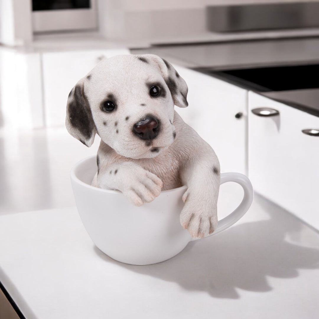 Dalmatian Teacup Pups Figurine