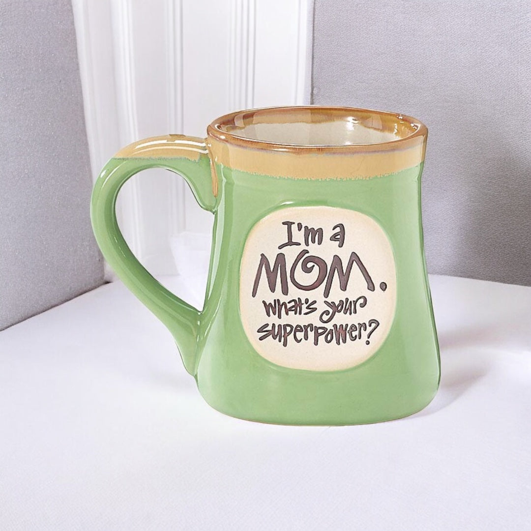 MOM SUPERPOWER PORCELAIN MUG