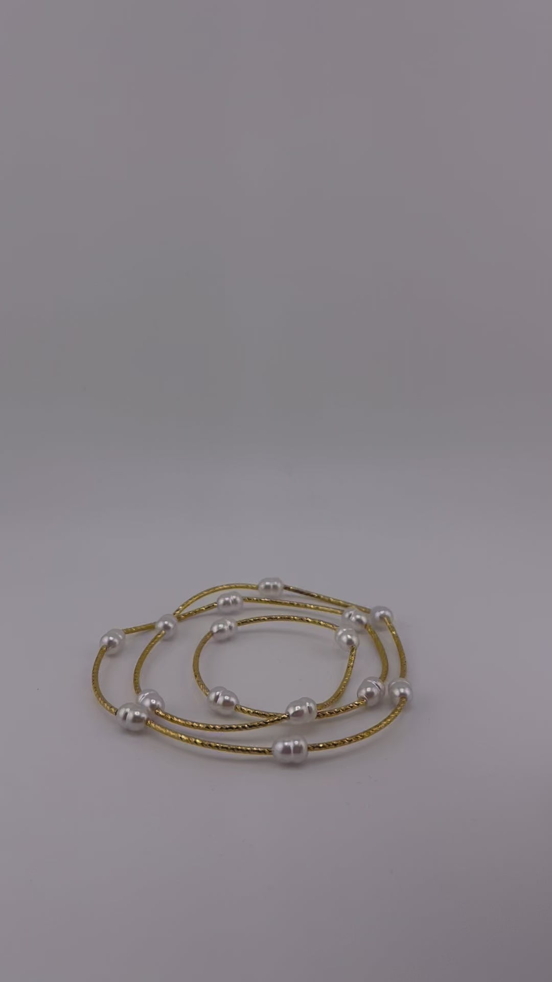 Elegant Golden Beaded Stainless Steel Bracelet with Gold Finish - Delicate Beads - Daily Wear and Gift for Her